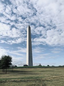 The Washington Monument.
