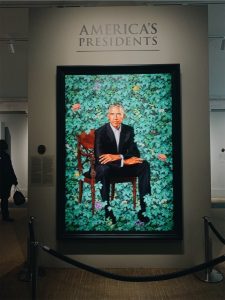 Art Museum Depiction of Former President Obama.