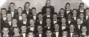 Ron with the Gonzaga Men's Glee Club in 1957-1958 