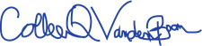 Coleen Q Vandenboom's signature