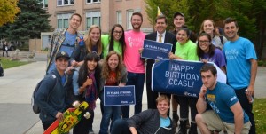 President McCulloh helps our students celebrate 20 Years of CCASL